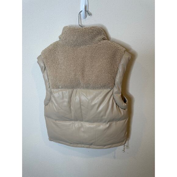 Evereve mixed media vest -small - Picture 3 of 3